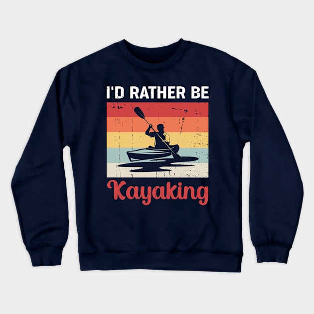kayaking Crewneck Sweatshirt by Fish Stick